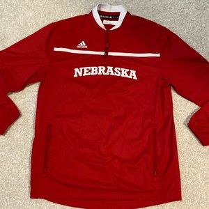 Adidas Nebraska Golf Windbreaker
